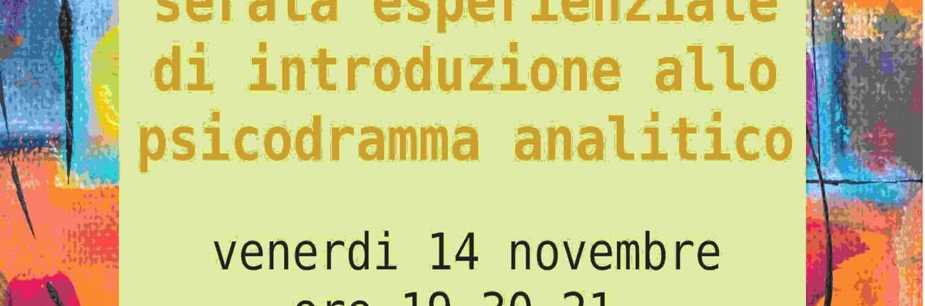 Giornata esperienziale di introduzione allo psicodramma analitico